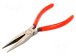 Pliers | half-rounded nose,elongated | 160mm