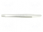 Tweezers | Blade tip shape: flat,shovel | Tweezers len: 115mm | ESD
