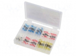 Kit: self-soldering sleeve wire splices | insulated | 90pcs.