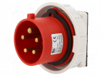Connector: AC supply 3-phase | socket | male | 32A | 400VAC | IEC 60309