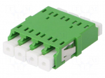 Connector: fiber optic | socket,coupler | single mode  (SM),quad