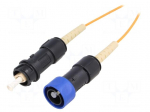 Connector: fiber optic | patchcord | PIN: 1 | bayonet | Buccaneer 4000