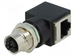 Adapter | RJ45 socket,M12 female | X code-ProfiNET | PIN: 8
