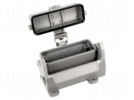 Enclosure: for Han connectors | Han A | size 16A | with latch | M20