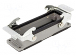 Enclosure: for HDC connectors | size 24B | with double latch