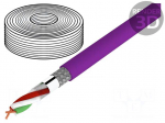 Wire: data transmission | chainflex&reg; CF898 | 2x0,25mm2 | PUR | violet