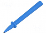 Test probe | 32A | blue | Tip diameter: 4mm | Socket size: 4mm