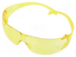 Safety spectacles | Lens: yellow | Classes: 1 | V: self-adjusting