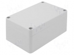 Enclosure: multipurpose | X: 80mm | Y: 120mm | Z: 60mm | EURONORD | grey