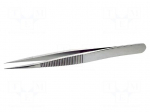 Tweezers | 110mm | Blade tip shape: sharp | non-magnetic