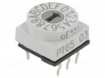 Encoding switch | HEX/BCD | Pos: 16 | THT | Rcont max: 80m&Omega; | PT65