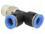 Push-in fitting | T-tap splitter | -0.95&divide;10bar | Thread: R 1/8"