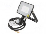Lamp: LED flood light | 10W | 220/240VAC | white cold | 100&deg; | 6400K