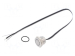 Switch: vandal resistant | Pos: 2 | SPST-NO | 50mA/24VDC | IP65 | MTA16