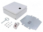Enclosure: wall mounting | X: 200mm | Y: 200mm | Z: 80mm | E-BOX KX | IP66