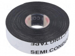 Tape: self-amalgamating | black | 19mm | L: 5m | Thk: 0.75mm | -40&divide;100&deg;C