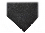 Anti fatigue mat | Width: 600mm | L: 900mm | foam,PVC | black | 0&divide;60&deg;C