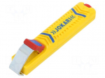 Stripping tool | &Oslash;cable: 8&divide;28mm | Wire: round | Tool length: 132mm