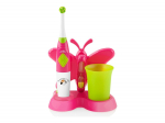ETA | Toothbrush with water cup and holder | Sonetic  ETA129490070 | Battery operated | For kids | Number of brush heads included 2 | Number of teeth brushing modes 2 | Pink