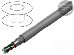 Wire | 5x2x26AWG | PVC | grey | 50V | Package: 30.5m | Earth core: none