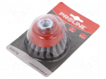 Cup brush | 80mm | Socket size: M14