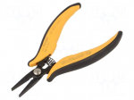 Pliers | gripping surfaces are laterally grooved,flat | 154mm