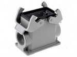 Enclosure for connectors: HDC | size 10B | Han&reg; B | IP65 | high | M32