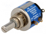 Potentiometer: shaft | multiturn | 200&Omega; | 2W | &plusmn;5% | 6.35mm | &Oslash;22.22x19mm