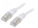Patch cord | F/UTP | Cat: 6 | RJ45 plug,both sides | stranded | CCA | 2m