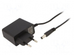 Power supply: switching | mains,plug-in | 15VDC | 1A | 15W | 84.1%
