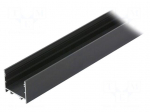 Profiles for LED modules | black | L: 2m | VARIO30-02 | aluminium