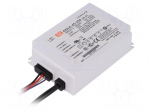 Power supply: switching | LED | 33.25W | 57&divide;95VDC | 350mA | 90&divide;295VAC