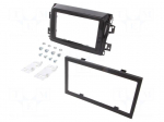Radio frame | Fiat | 2 DIN | black gloss