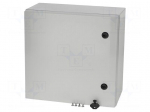 Enclosure: wall mounting | X: 400mm | Y: 400mm | Z: 210mm | ARCA | grey