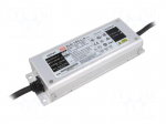 Power supply: switching | LED | 150W | 120&divide;214VDC | 0.7&divide;1.05A | IP67