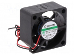 Fan: DC | axial | 12VDC | 30x30x15mm | 10.14m3/h | 27dBA | Vapo | 9500rpm