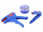 Tools set: for crimping push-on connectors, terminal crimping