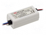 Power supply: switching | LED | 8W | 16&divide;32VDC | 250mA | 90&divide;264VAC | IP42