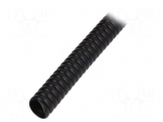 Spiral wrapping | PVC | black | L: 1m | SP | Features: flexible | -30&divide;60&deg;C