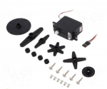 Mootor: servo | 4,8&divide;6VDC | standard | analoog | 55,6 g | 40,3x20,2x36 mm