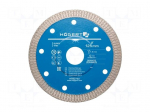 Cutting diamond wheel | &Oslash;: 125mm | Disc thick: 1.2mm | 22.2mm