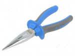 Pliers | half-rounded nose,elongated | 170mm | 508/1BI