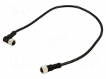 Cable: for sensors/automation | M12 | PIN: 8 | with metal nut | plug