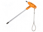 Wrench | hex key | HEX 5mm | Kind of handle: T | Overall len: 200mm