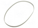 Timing belt | T5 | W: 16mm | H: 2.2mm | Lw: 1215mm | Tooth height: 1.2mm