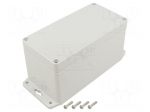 Enclosure: multipurpose | X: 80mm | Y: 160mm | Z: 85mm | polycarbonate