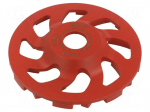 Grinding wheel | &Oslash;: 125mm | concrete,stone | Holder: assembly hole