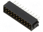 Connector: wire-wire/PCB | socket | male | PIN: 20 | Datamate L-Tek | 3A