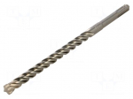Drill bit | for concrete | &Oslash;: 12mm | L: 210mm | SDS-Plus&reg; | QUATTRIC II