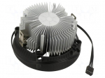 Heatsink: extruded | 12VDC | aluminium | 87.2m3/h | H: 63mm | W: 120mm